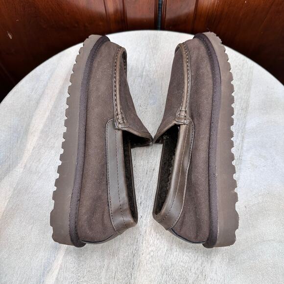 Kenneth Cole Reaction Mens Jaxon Slippers Size 7.5 Brown Memory Foam Shoes - Picture 9 of 16